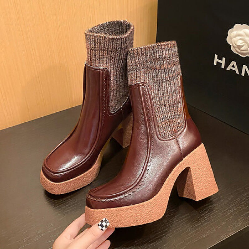 Women's Platform Shoes Martin Boots