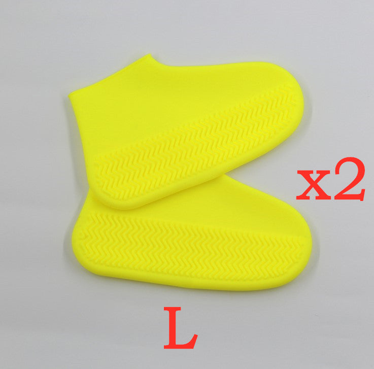 Silicone rain boots