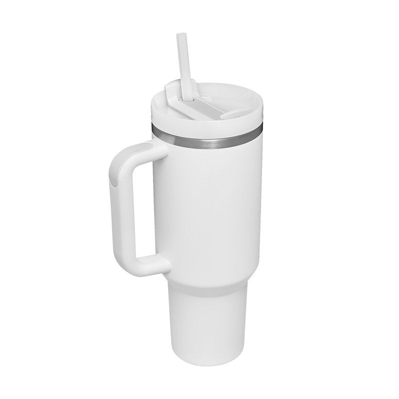 40 Oz Tumbler With Handle Straw