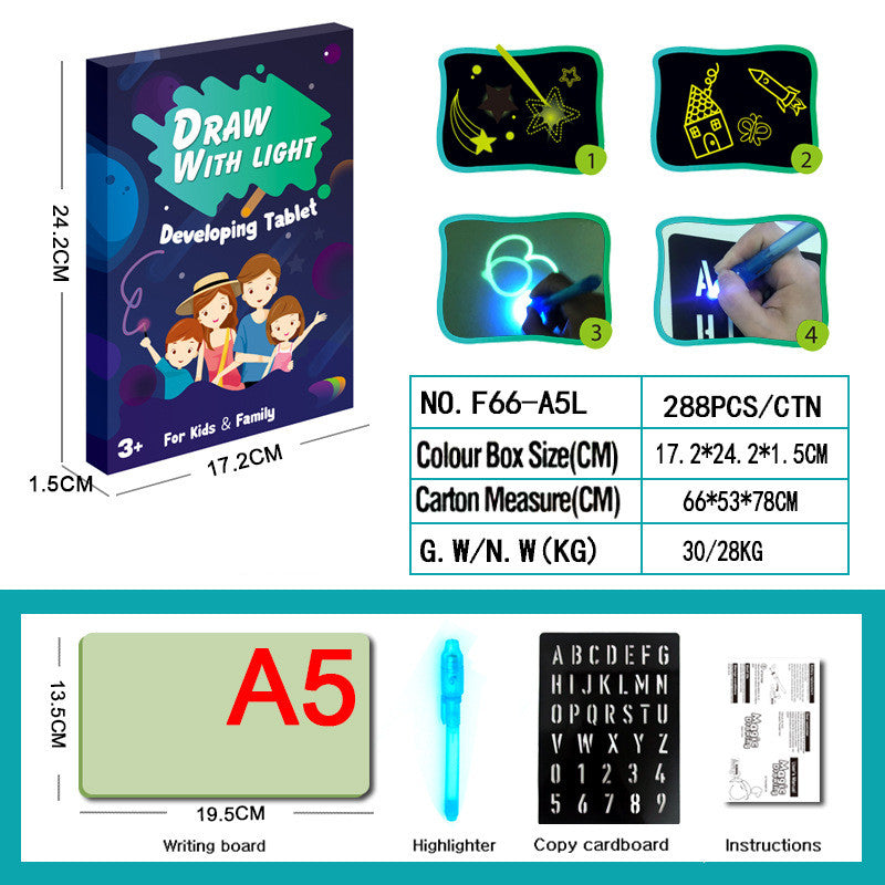 Drawing Pad 3D Magic with 8 Light Effects