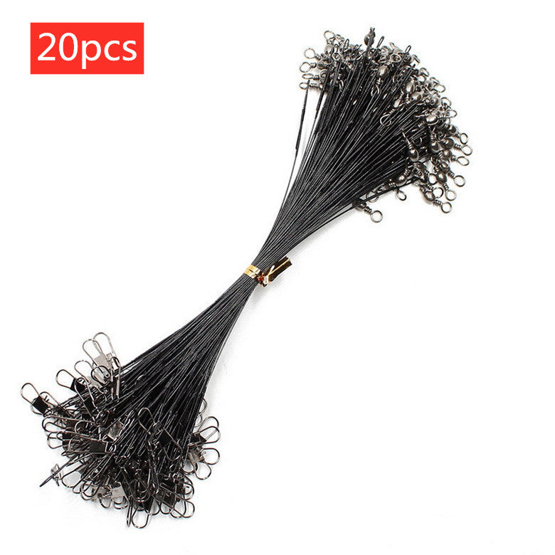 20PCS Anti Bite Steel Fishing Line