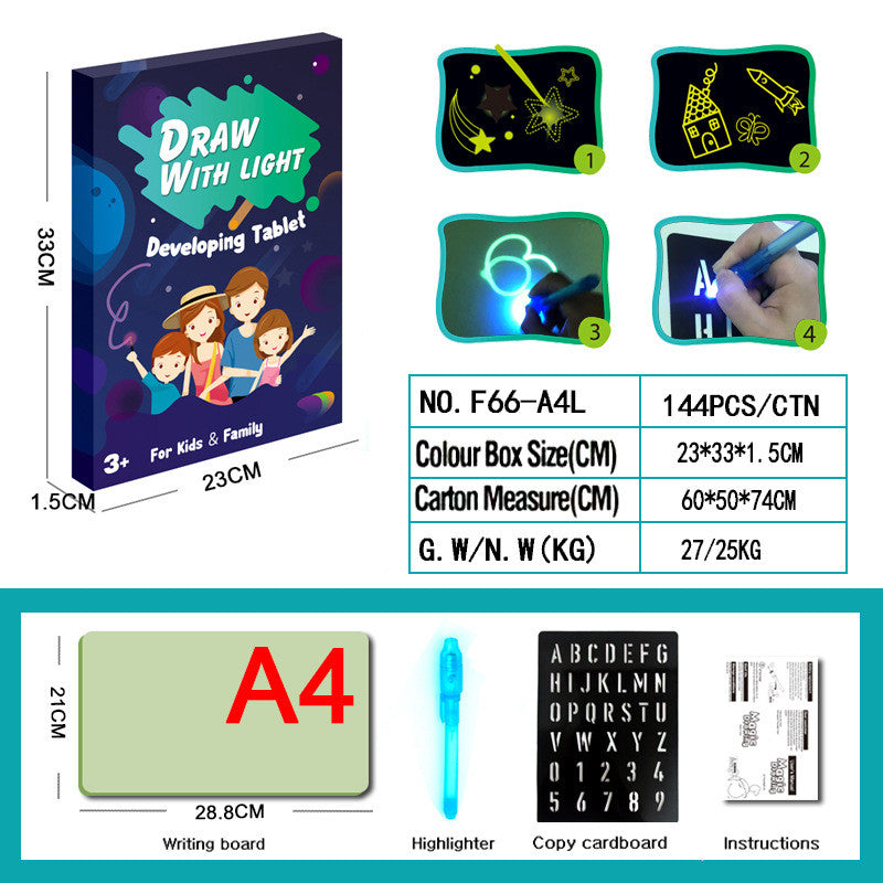 Drawing Pad 3D Magic with 8 Light Effects