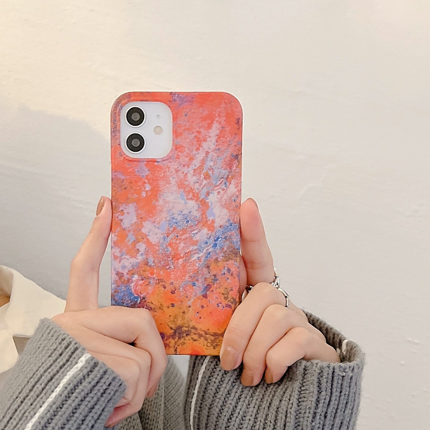 New Marble Pattern Mobile Phone Case Light Luxury Soft Cover