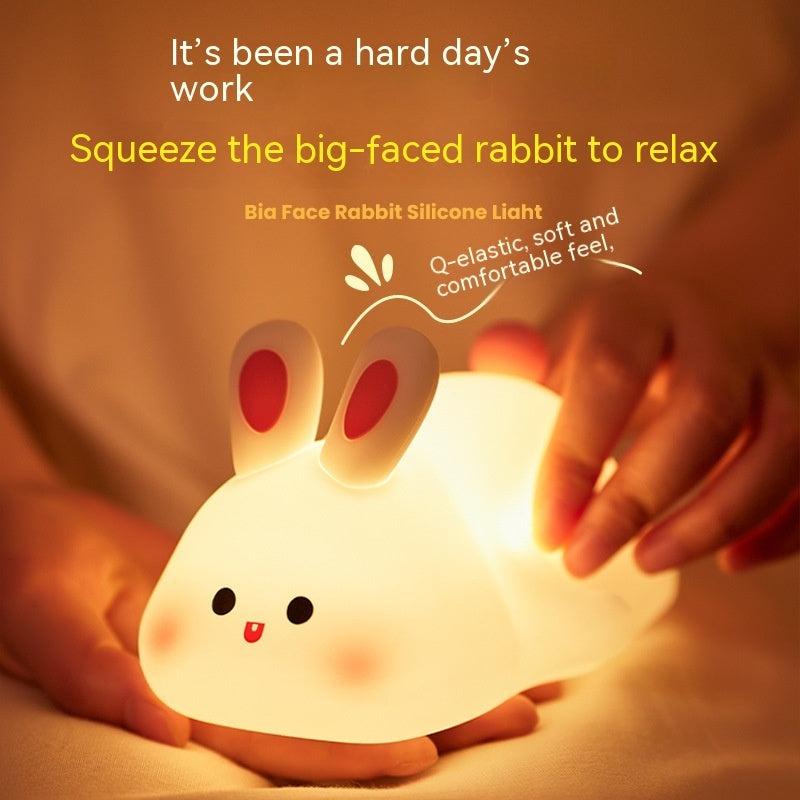 Rabbit Silicone Night Light Christmas Gift