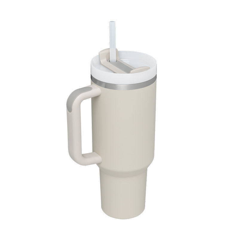 40 Oz Tumbler With Handle Straw