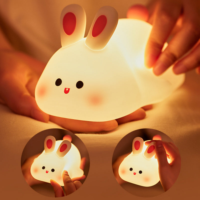 Rabbit Silicone Night Light Christmas Gift