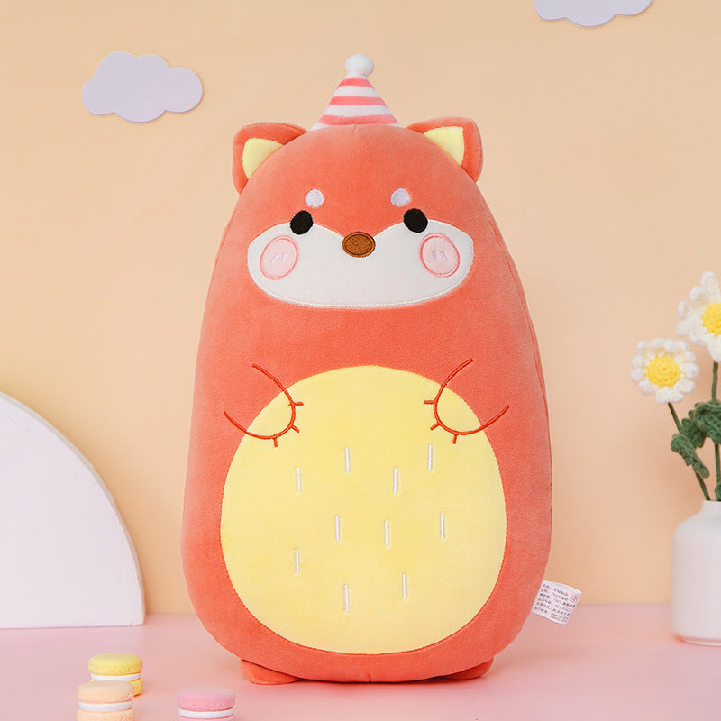 Soft Cartoon Animal Pillow Cat Yellow Duck