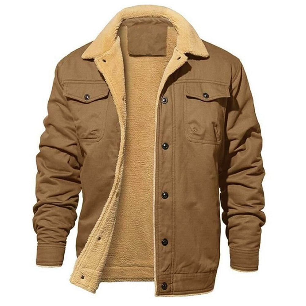 Thick Slim Fit Men Warm Jacket