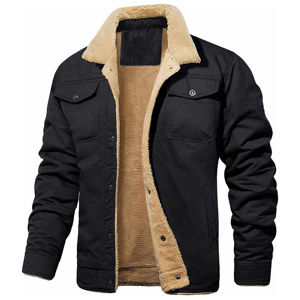 Thick Slim Fit Men Warm Jacket