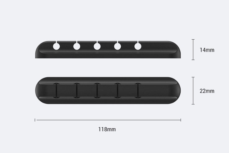 Silicone cable clamp