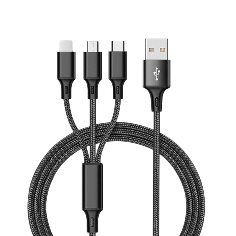 USB Cable For 'IPhone XS Max XR X 8 7 ,3 In 1