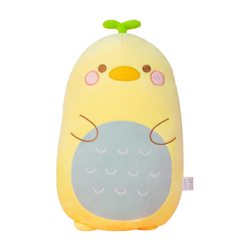 Soft Cartoon Animal Pillow Cat Yellow Duck