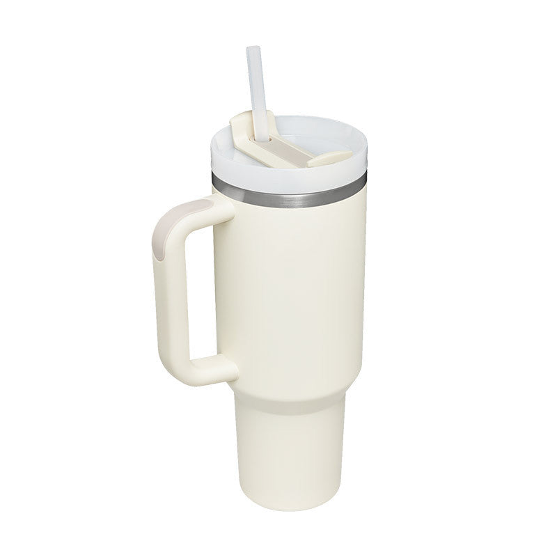 40 Oz Tumbler With Handle Straw