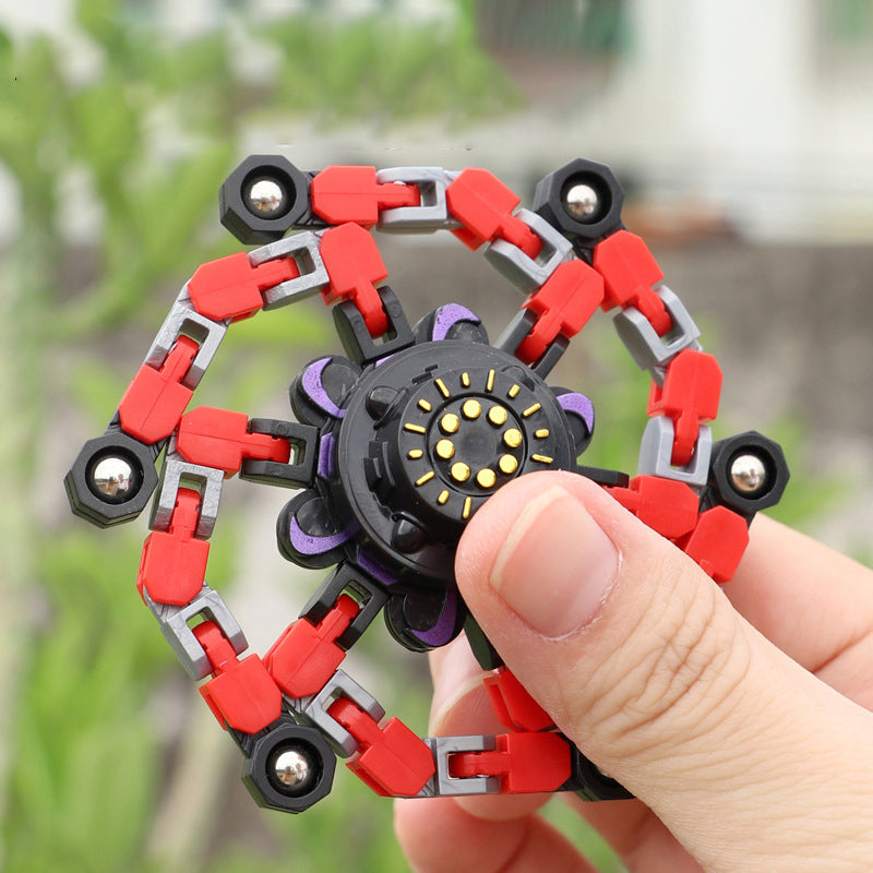 Deformed Fidget Spinner Chain Toys