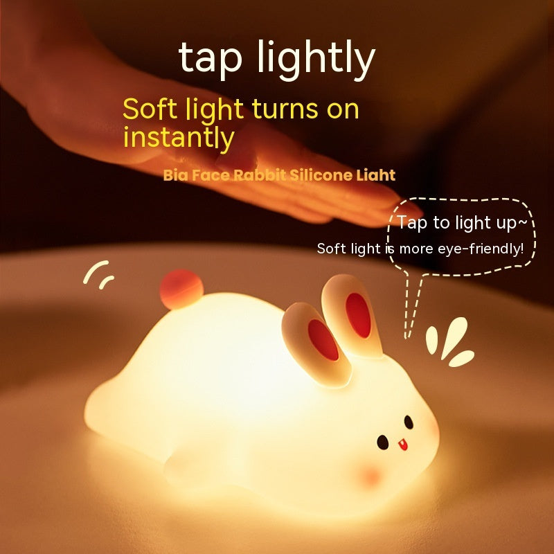 Rabbit Silicone Night Light Christmas Gift