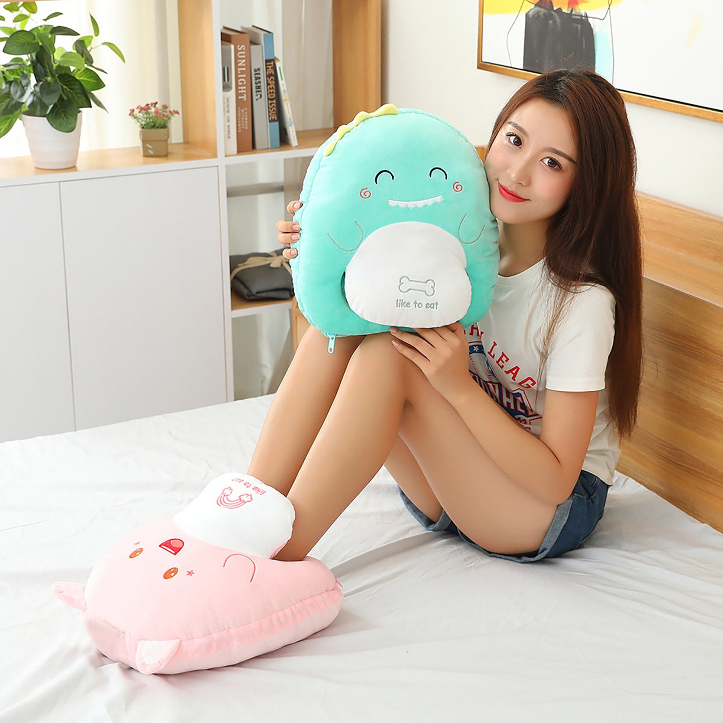 Cartoon Electric Foot Warmer Heating Pad