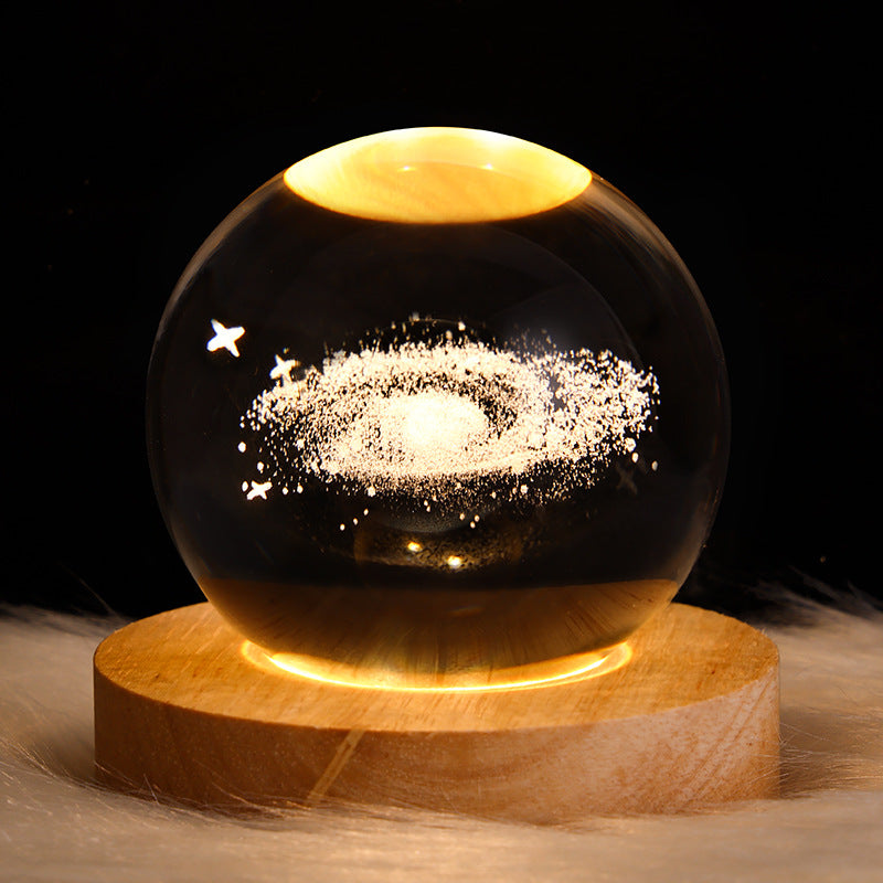 Galaxy Crystal Ball Table Lamp