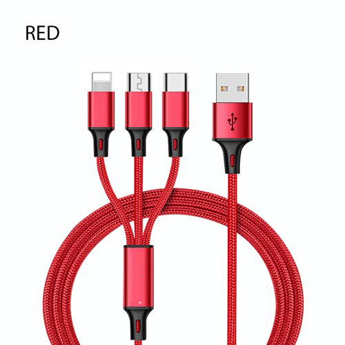 USB Cable For 'IPhone XS Max XR X 8 7 ,3 In 1