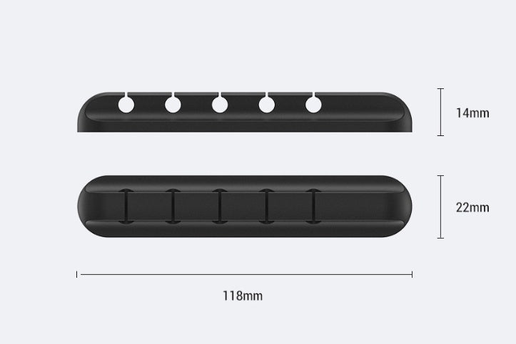 Silicone cable clamp