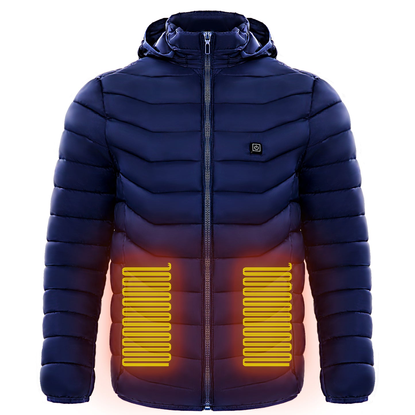 Men Heated Puffer Jacket Electric Heating Coat