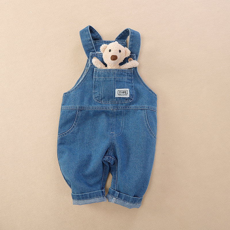 Jeans Baby Sleeveless Leotard Outwear