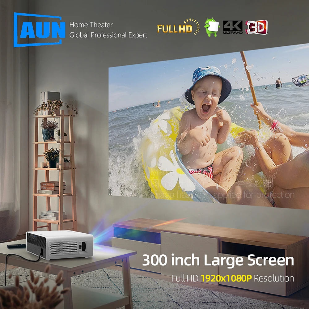 HD Projector AKEY7Max Native 1080P