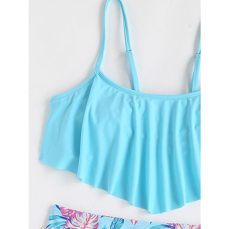 Girls' Cute Sport Split Swimsuit