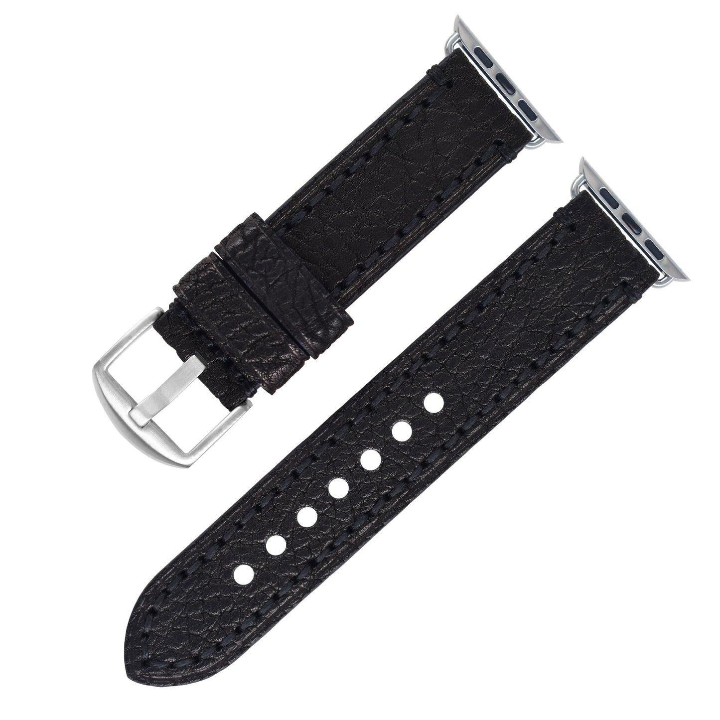 Casual Simple Top Layer Cow Leather Watch Strap