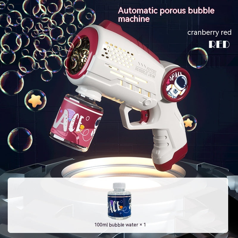 Electric Fully Automatic Space Bubble Gun