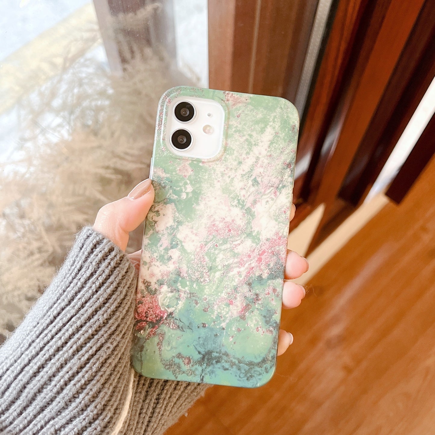 New Marble Pattern Mobile Phone Case Light Luxury Soft Cover