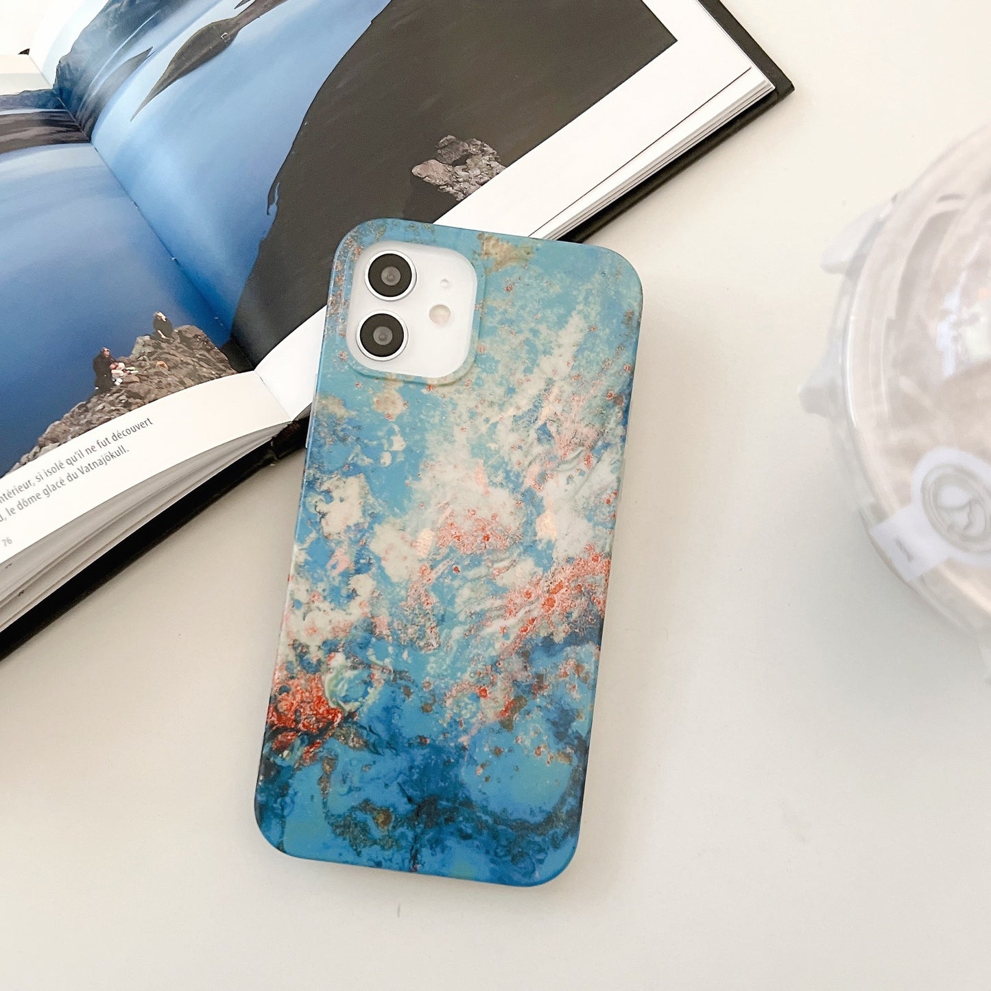 New Marble Pattern Mobile Phone Case Light Luxury Soft Cover