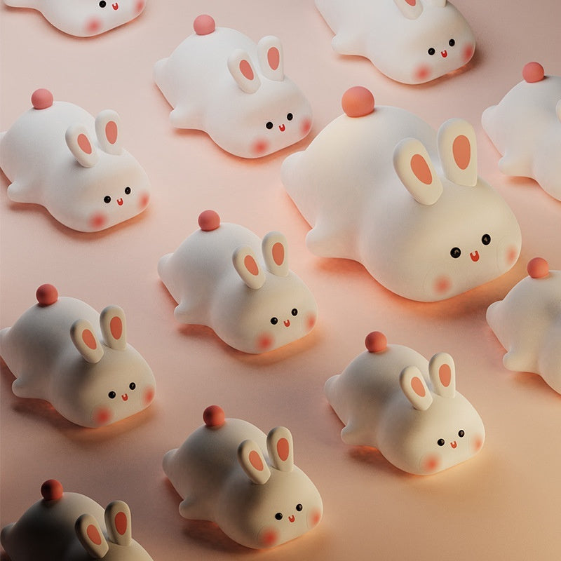 Rabbit Silicone Night Light Christmas Gift