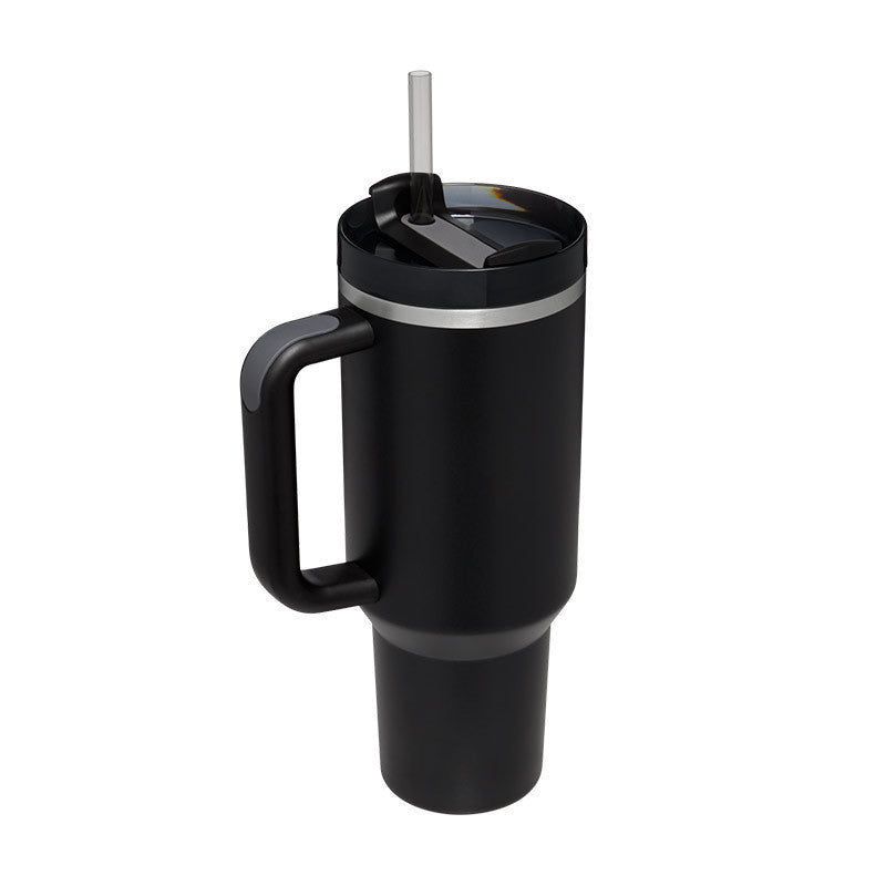 40 Oz Tumbler With Handle Straw