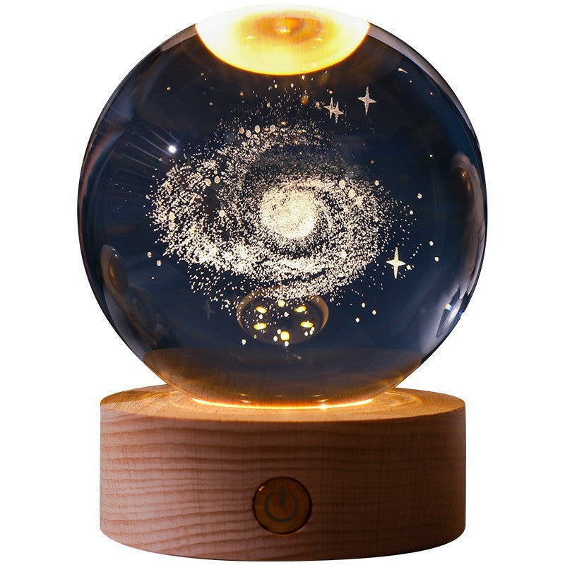 3D Inner Carved Solar System Glowing Night Lights